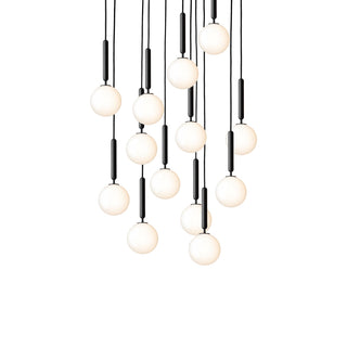 Miira Floral Glass Cluster Pendant Light