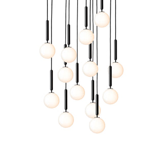 Miira Floral Glass Cluster Pendant Light