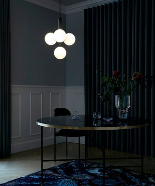 Miira Floral Glass Cluster Pendant Light