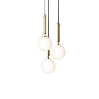 Miira Floral Glass Cluster Pendant Light