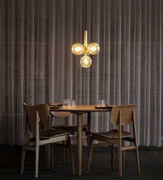 Miira Floral Glass Cluster Pendant Light