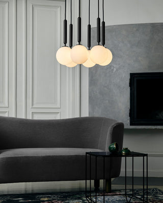 Miira Floral Glass Cluster Pendant Light