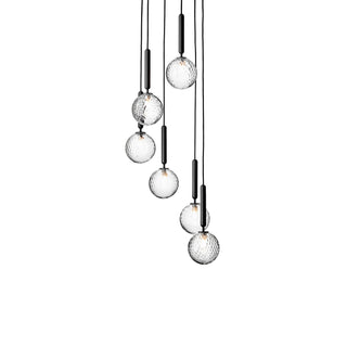Miira Floral Glass Cluster Pendant Light