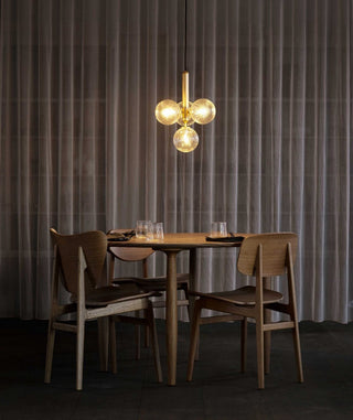 Miira Floral Glass Cluster Pendant Light