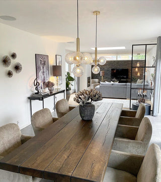 Miira Floral Glass Cluster Pendant Light