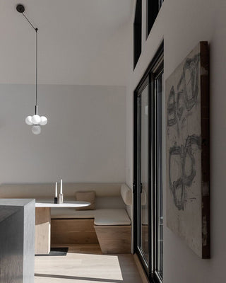 Miira Floral Glass Cluster Pendant Light