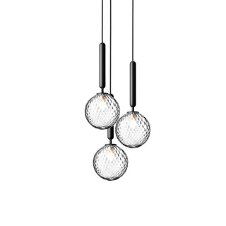 Miira Floral Glass Cluster Pendant Light