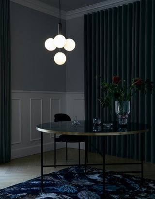 Miira Floral Glass Cluster Pendant Light