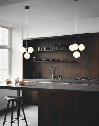 Miira Floral Glass Cluster Pendant Light