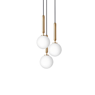 Miira Floral Glass Cluster Pendant Light