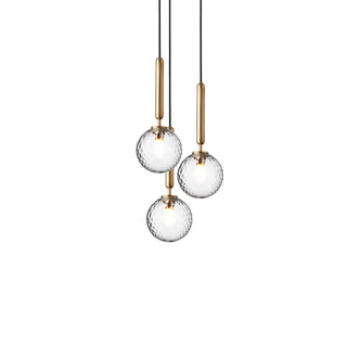 Miira Floral Glass Cluster Pendant Light