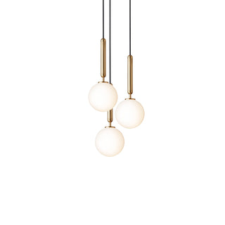 Miira Floral Glass Cluster Pendant Light