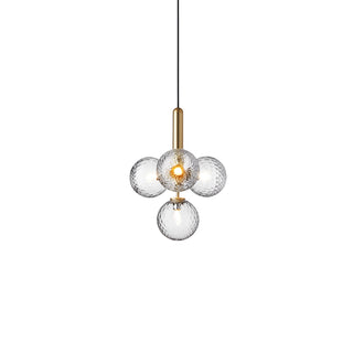 Miira Floral Glass Cluster Pendant Light