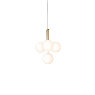 Miira Floral Glass Cluster Pendant Light