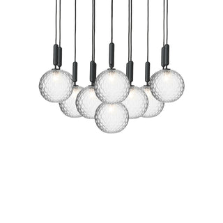 Miira Floral Glass Cluster Pendant Light