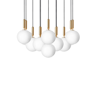 Miira Floral Glass Cluster Pendant Light