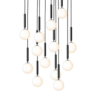 Miira Floral Glass Cluster Pendant Light