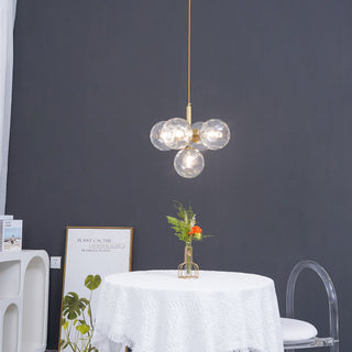 Miira Floral Glass Cluster Pendant Light