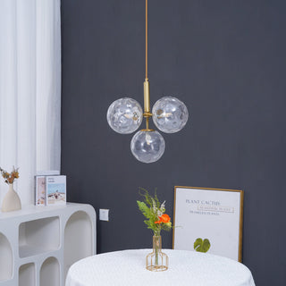 Miira Floral Glass Cluster Pendant Light