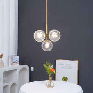 Miira Floral Glass Cluster Pendant Light