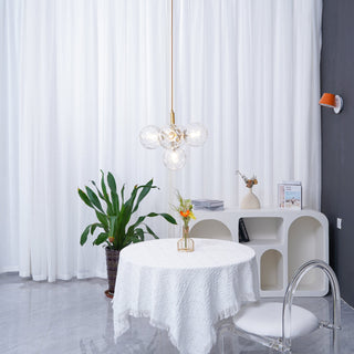 Miira Floral Glass Cluster Pendant Light