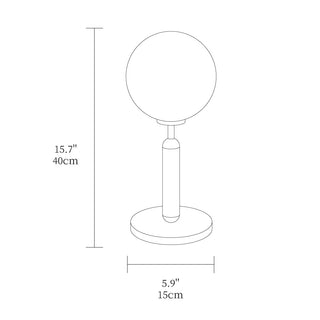 Aura Minimalist Brass Table Lamp