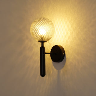 Miira Mesh Globe Industrial Wall Sconce