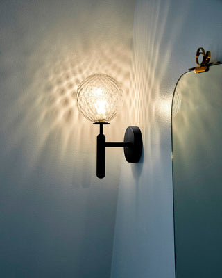 Miira Mesh Globe Industrial Wall Sconce