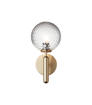 Miira Mesh Globe Industrial Wall Sconce