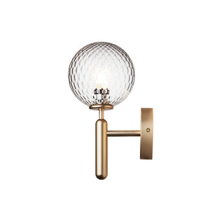 Miira Mesh Globe Industrial Wall Sconce