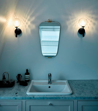 Miira Mesh Globe Industrial Wall Sconce