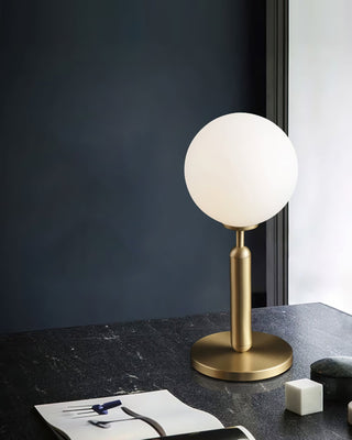 Aura Minimalist Brass Table Lamp