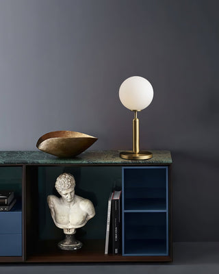 Aura Minimalist Brass Table Lamp