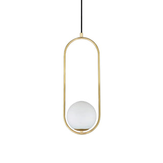 Mila Minimalist Brass Pendant Light