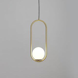 Mila Minimalist Brass Pendant Light