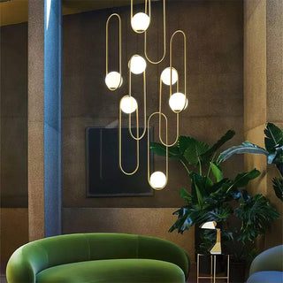 Mila Minimalist Brass Pendant Light