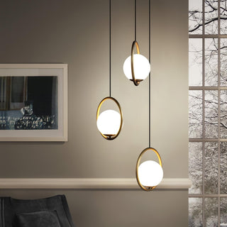 Mila Minimalist Brass Pendant Light