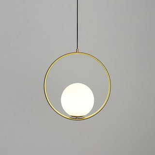 Mila Minimalist Brass Pendant Light