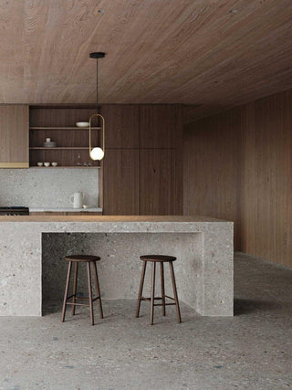Mila Minimalist Brass Pendant Light