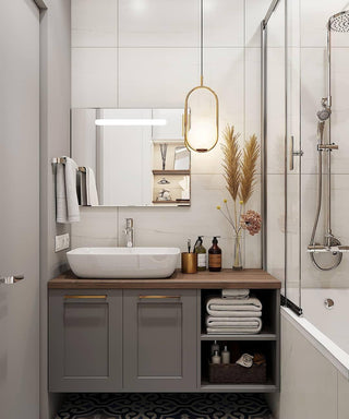 Mila Minimalist Brass Pendant Light