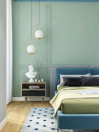 Mila Minimalist Brass Pendant Light