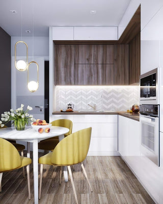 Mila Minimalist Brass Pendant Light