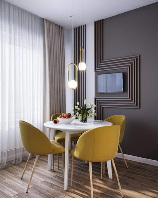 Mila Minimalist Brass Pendant Light
