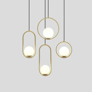 Mila Minimalist Brass Pendant Light