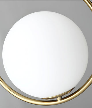 Mila Minimalist Brass Pendant Light