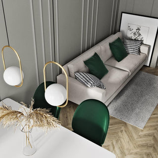 Mila Minimalist Brass Pendant Light