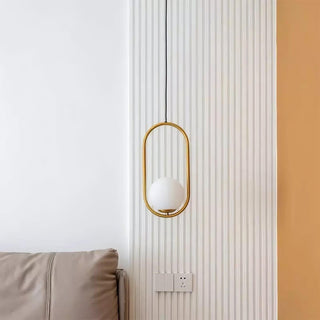 Mila Minimalist Brass Pendant Light