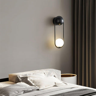 Mila Modern Brass Loop Wall Sconce