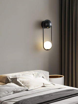 Mila Modern Brass Loop Wall Sconce