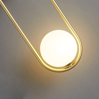 Mila Modern Brass Loop Wall Sconce